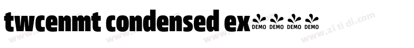 twcenmt condensed ex字体转换